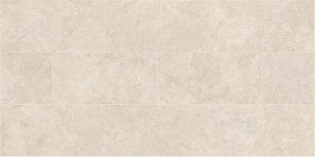 Suelo cerámico Aura efecto travertino crema 60x120 cm C3