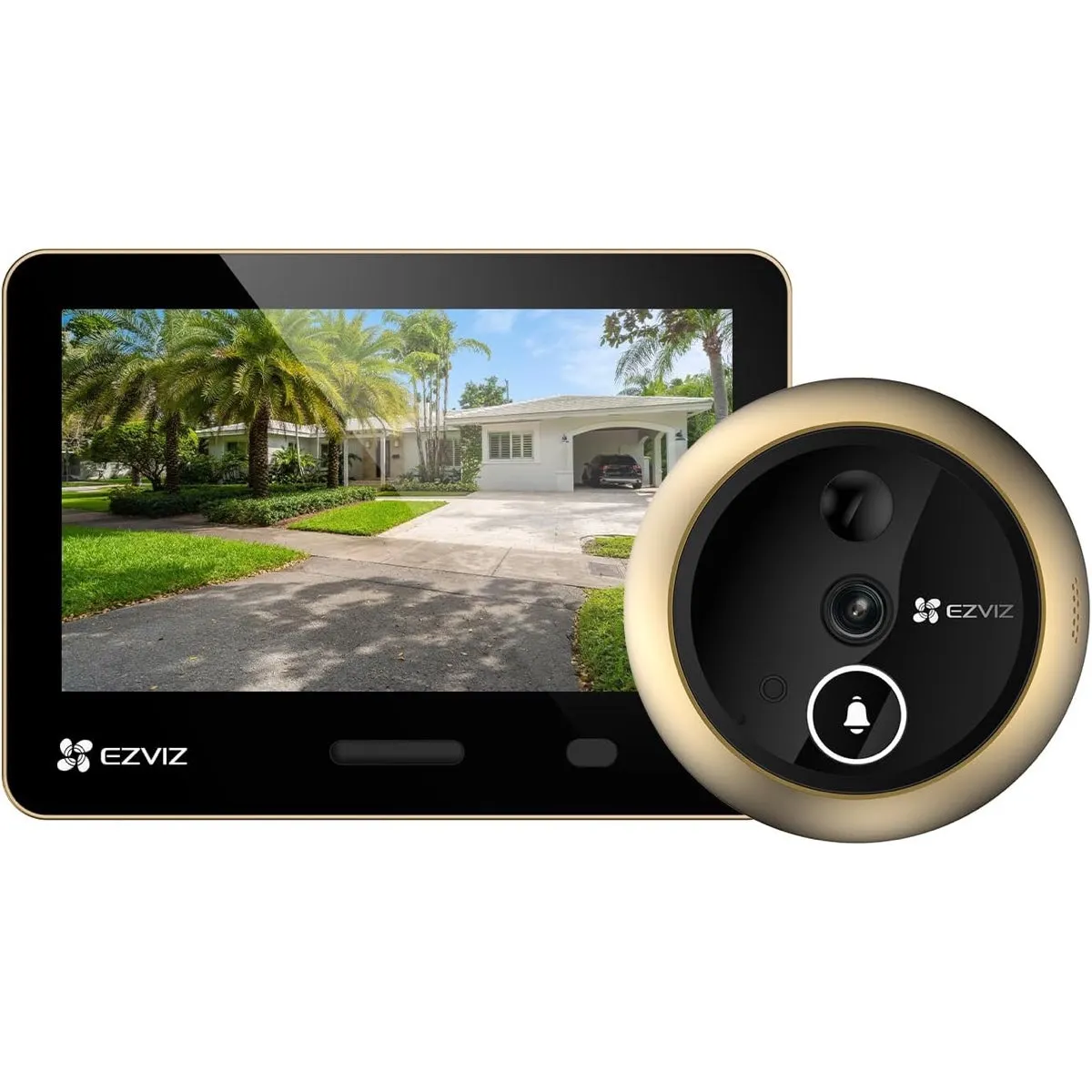Spioncino Digitale Smart EZVIZ EP4 Gold Wi-Fi 4K