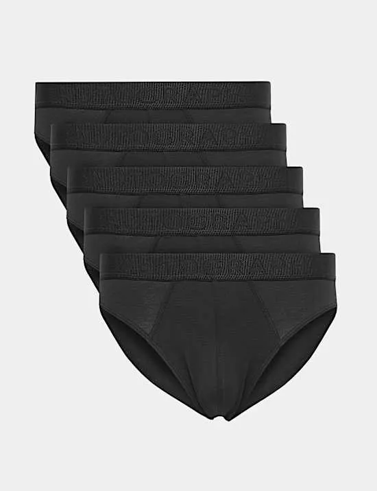5 Pack Supersoft Mid Briefs