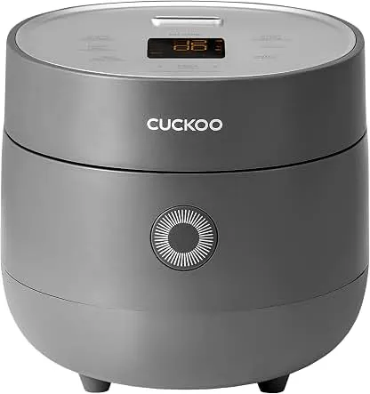 CUCKOO Micom Fuzzy Logic Rice Cooker, 6-Cup Cooked,…