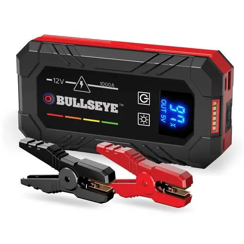 As Seen On TV Bullseye™ 1,000-Amp Lithium-Ion Rechargeable Jump Starter