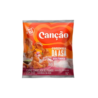coxinha asa frango cancao 1kg