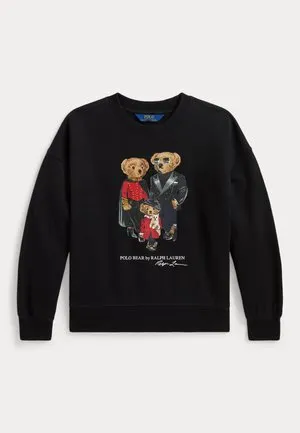 POLO BEAR FAMILY SWEATSHIRT 7-14Y - Sweatshirt - black