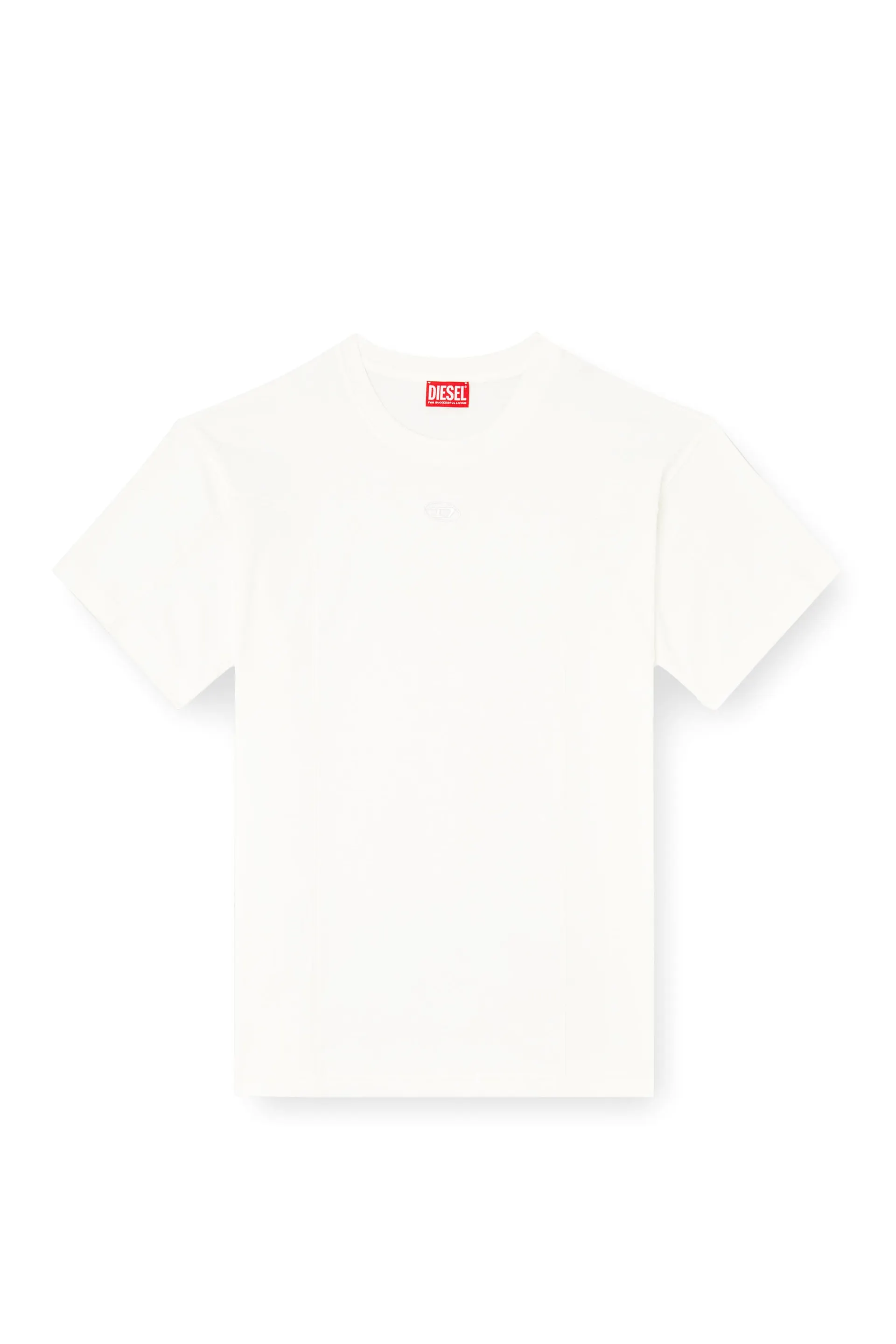 T-shirt with solid color panels