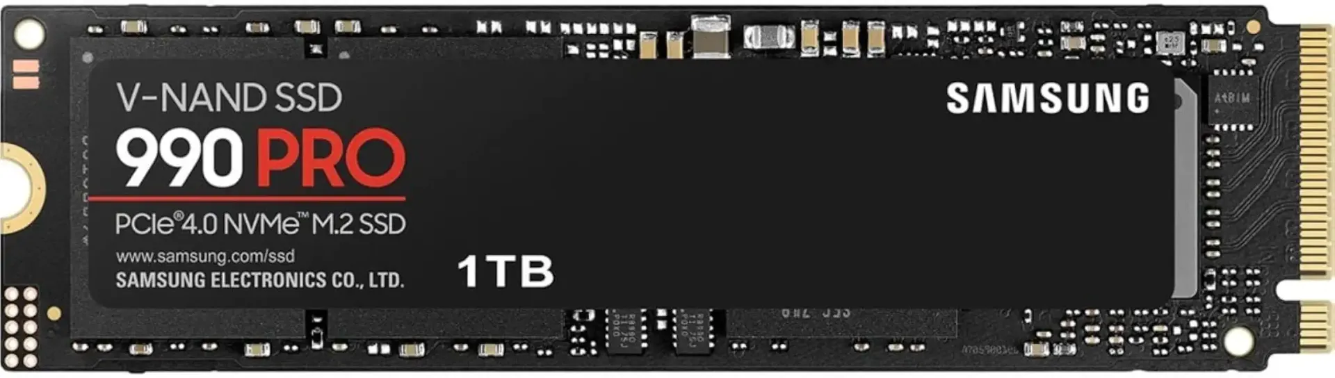 990 PRO SSD 1TB PCIe 4.0 M.2 2280 Internal Solid State Hard Drive, Seq. Read Speeds Up to 7,450 MB/s for High End Computing, Gaming, and Heavy Duty Workstations, MZ-V9P1T0B/AM