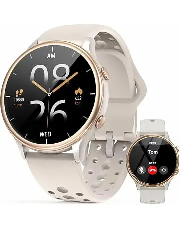ICOMTOFIT Smart Watches for Women, Fitness Tracker with Heart Rate & SpO2 Monitor, IP67 Waterproof Activity Tracker for Men & Women, Smart Watch for iPhone & Android