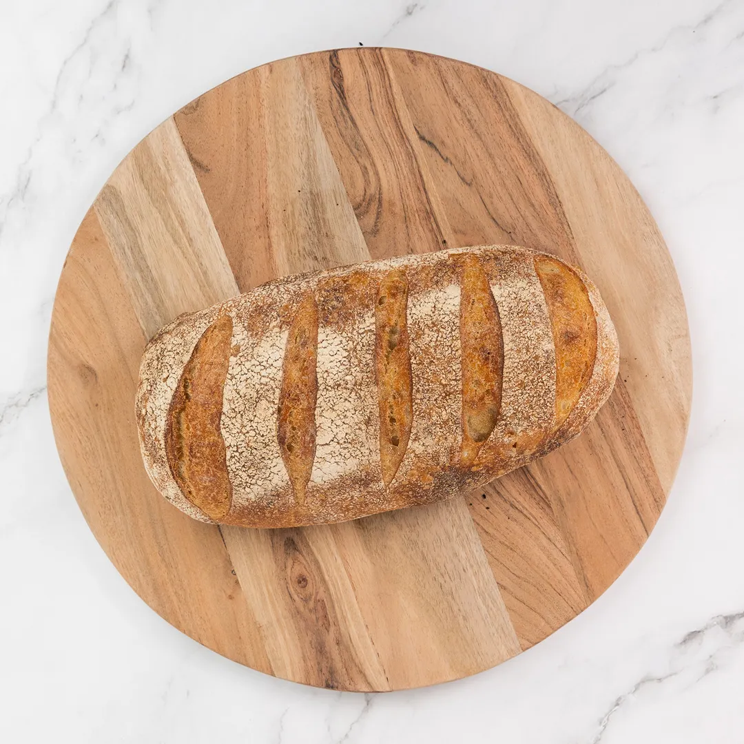 wild wheat white sourdough oval