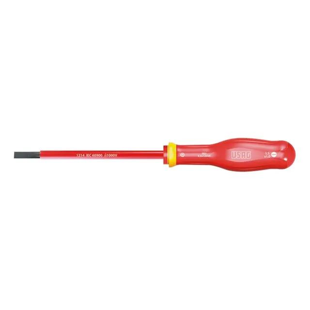 Cacciavite scanalato speciale elettrico SL2.5 USAG lama 2.5x75 mm L 169 mm
