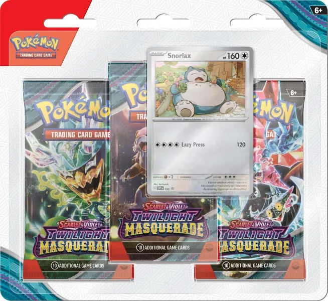 Pokemon SV6 Twilight Masquerade Blister 3pk.