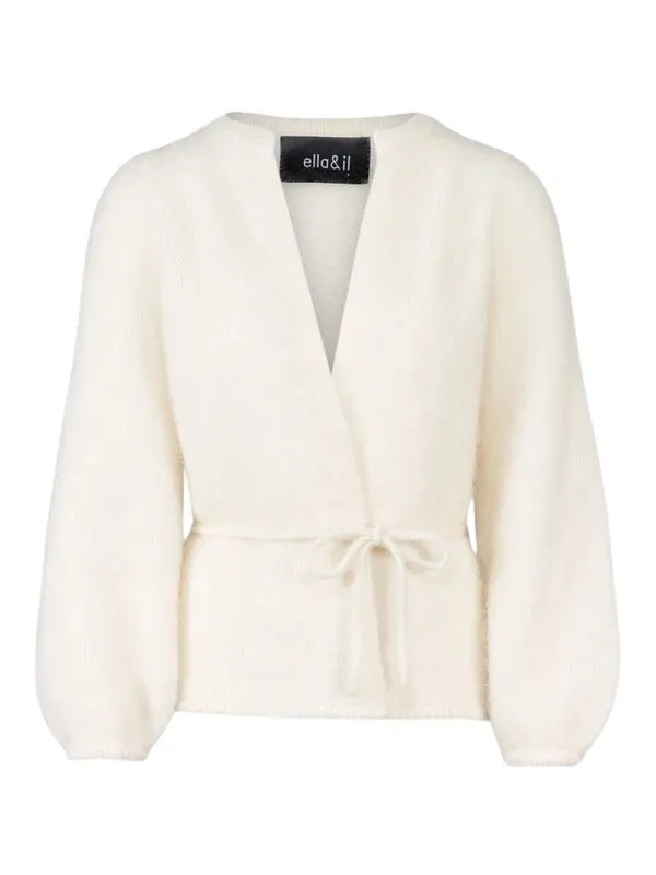 Fredrikke Chunky Cardigan - Hvit