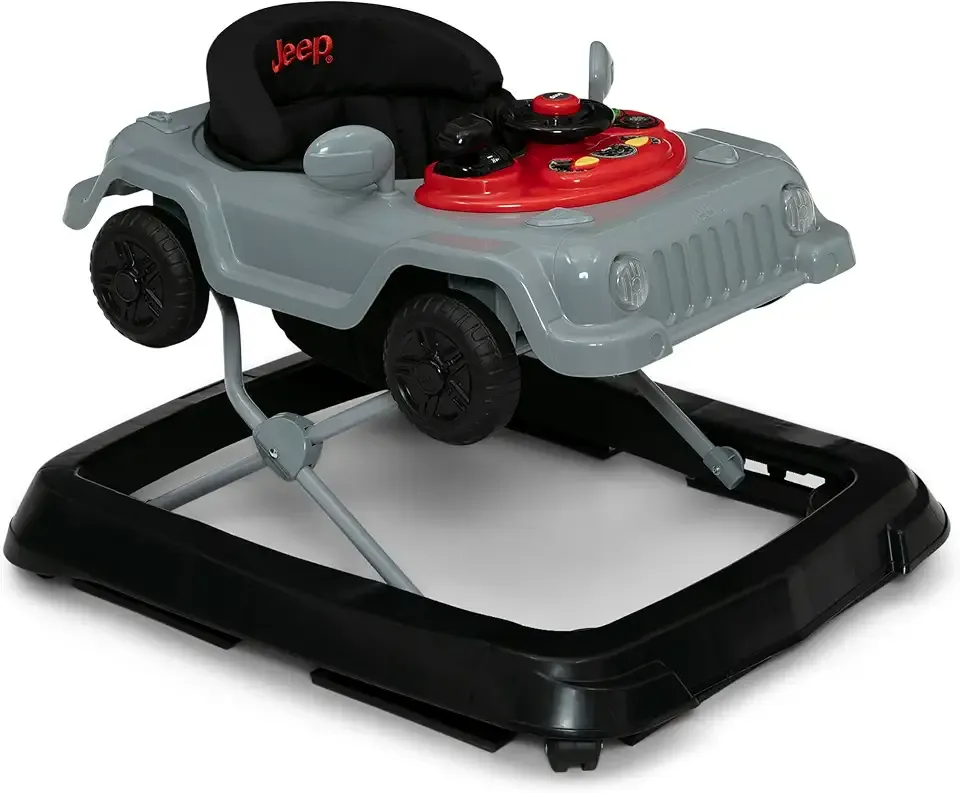 Jeep Wrangler Activity Walker by Delta Children, Grey
