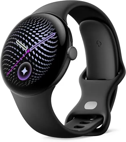 Google Pixel Watch 5 (45mm) - Android Smartwatch - Obsidian - Wi-Fi | Gemini Intelligence, domed display, comprehensive health and fitness tracking