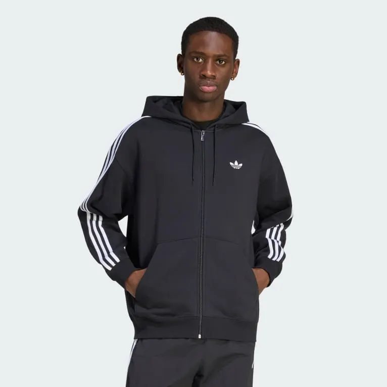 adidas Adicolor Oversize Full-Zip Hettegenser