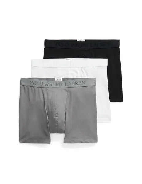 Boxer Brief 3 Pack White Grey
