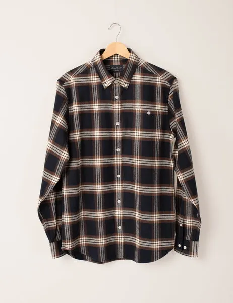 Jackson Check Shirt Chocolate Torte