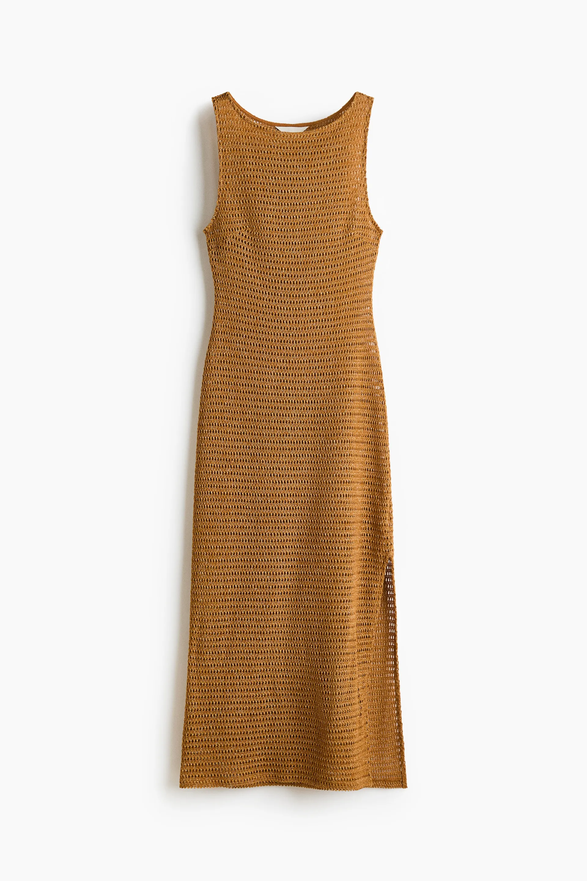 Glittery crochet-look dress