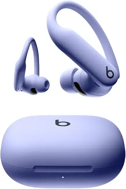 Beats Powerbeats Pro 2 - Wireless Noise Cancelling Workout Earbuds with Secure- Fit Earhooks, Up to 45-Hour Battery with Charging Case, Sweat & Water Resistant, Heart Rate Monitoring - Hyper Purple