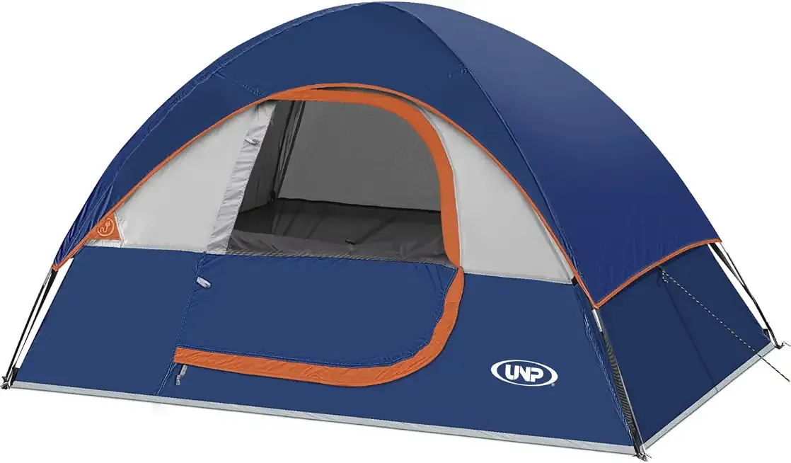 Camping Tent 2-4 Person, Waterproof Windproof Tent with Rainfly Easy Set up-Portable Dome Tents for Camping…