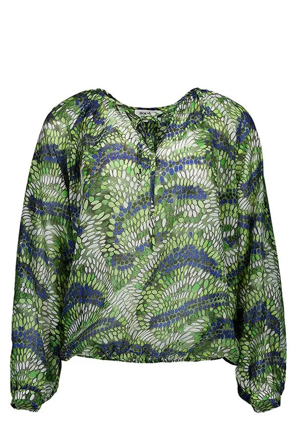 Blouse met grafische print