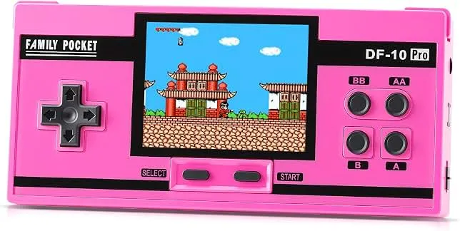 Handheld Game for Kids, 10 Preloaded Classic Retro Games, 3.0'' IPS Screen Portable Gaming Device, Re…