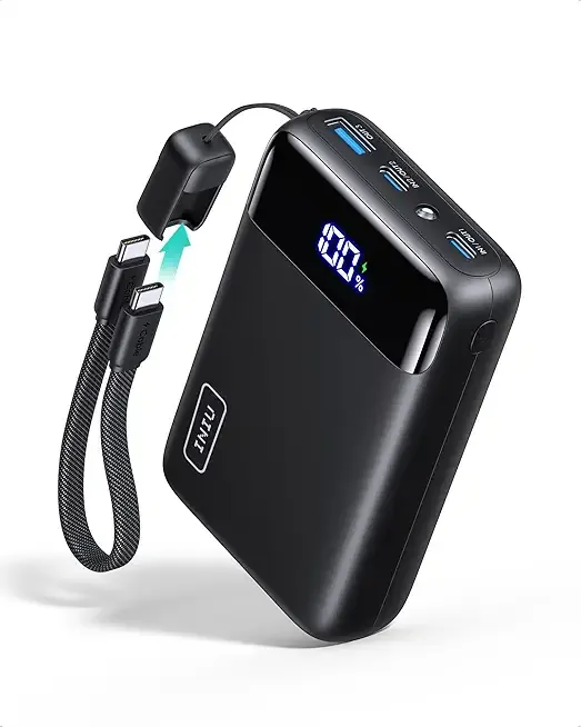 INIU Portable Charger, Smallest 22.5W 20000mAh USB C in & Out Power Bank Fast Charging, PD 3.0+QC 4.0 LED Display Phone Battery Pack Compatible with iPhone 17 16 15 14 Pro Samsung S24 Google iPad etc