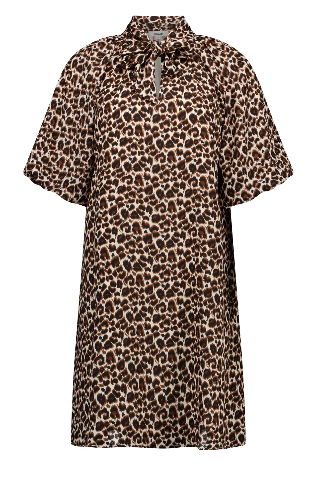 Midi jurk met luipaardprint