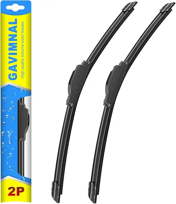 Gavimnal® 26"+19" Silicone Wiper Blades Replacement For Toyota Prius 2010-2015 Honda Accord 2008-2017 Subaru Legacy 2010-2014 Outback 2010-2014,All-Season Front Windshield Wiper Blades(Set of 2)