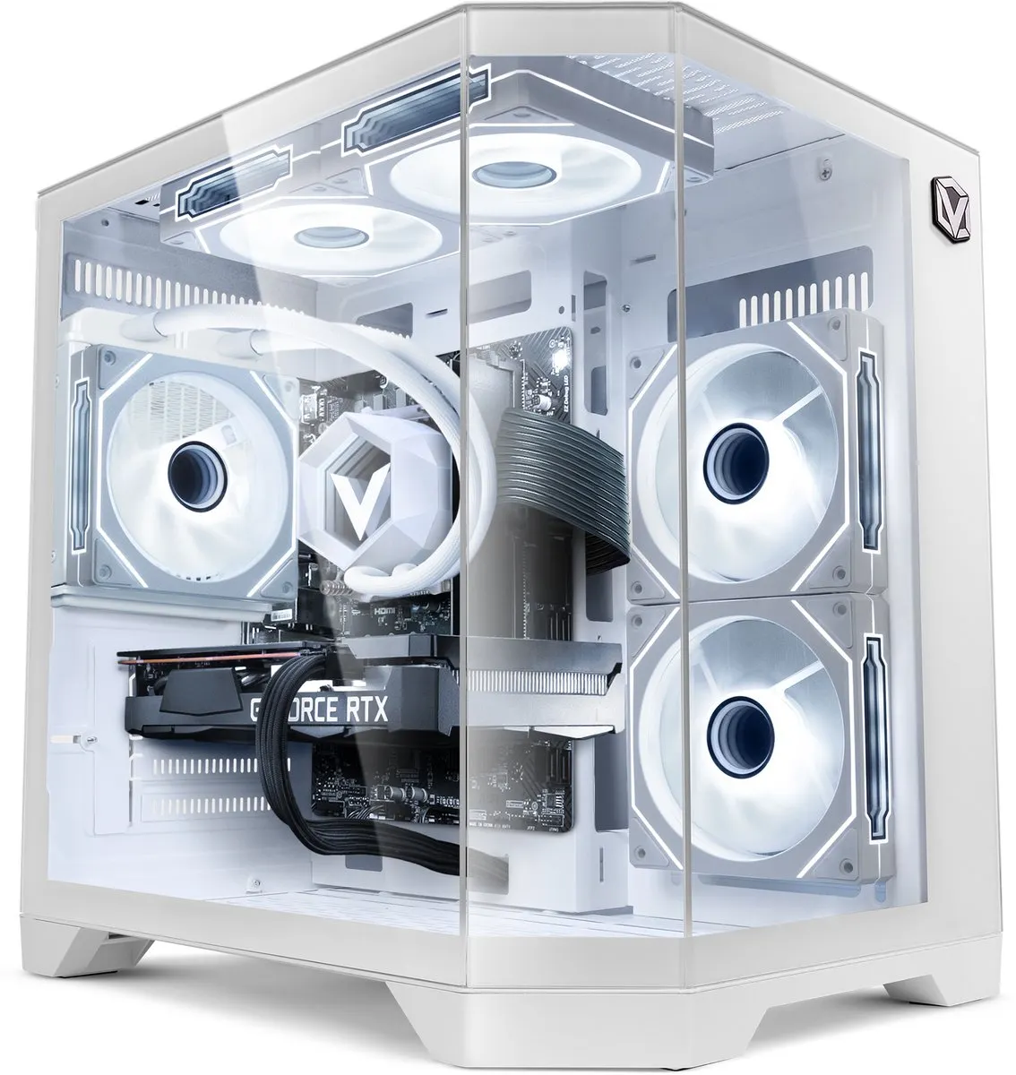Vibox Gaming PC - Ryzen 7 5700X - RTX 5060 Ti - 16GB RAM - 1TB SSD - Windows 11 - WiFi 6 + Bluetooth 5.4 - Waterkoeling