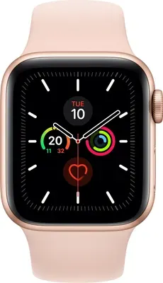 Apple WATCH Series 5 40mm GPS Aluminiumgehäuse Gold Sportarmband Sandrosa