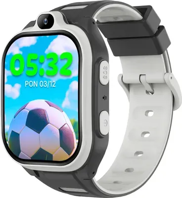Smartwatch Forever GPS WiFi 4G Kids Boost KW-530 Schwarz Android AI SOS IPS 2,0" nanoSIM 2 Mpx G-Sensor IP67 GeoFencing Videoanruf 800 mAh