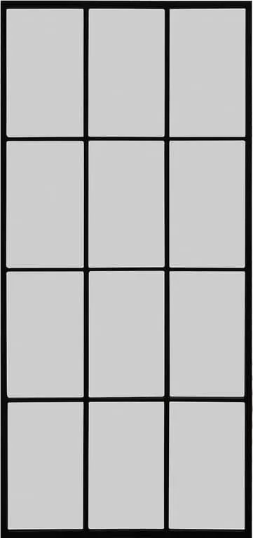 Avenue speil 90x195 cm svart, 12 ruter