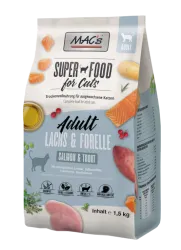 MAC's SUPER FOOD mit Lachs, Forelle für Katzen 1,5 kg