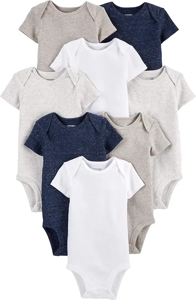 Unisex-Baby 8-Pack Short-Sleeve Bodysuit