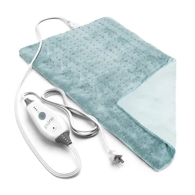 Heated Blankets Multi Colored 45-in x 60-in Fleece Heated blanket