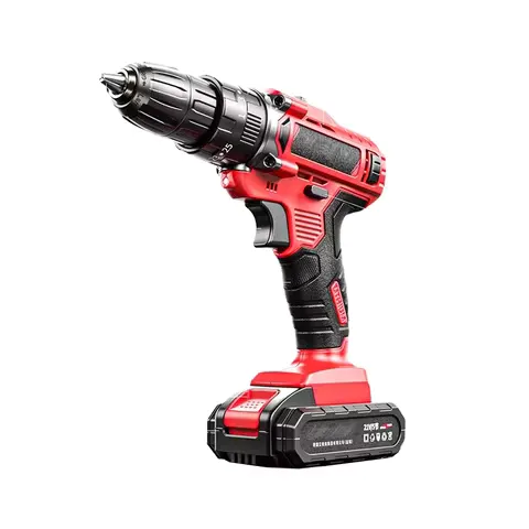 Multifunctional Powerful Electric Drill Rechargeable Cordless Electric Screwdriver Dual Speed Impact Drill Power Tool Set
