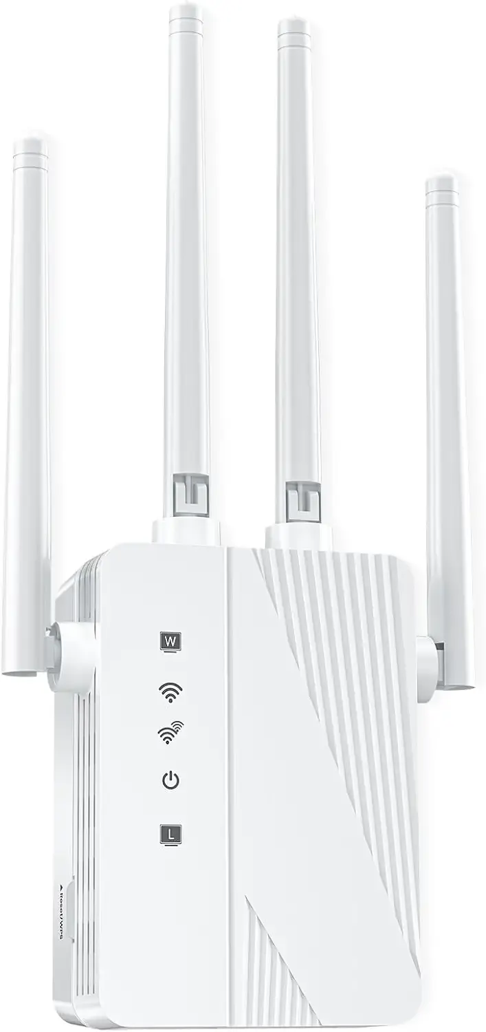 2026 WiFi Extender Signal Booster, Longest Range up to 15000 sq.ft for Home, Wireless Internet Extender with Ethernet Port, 6X Faster Speed WiFi Repeater, 1-Tap Setup, Compatible with 99% Routers