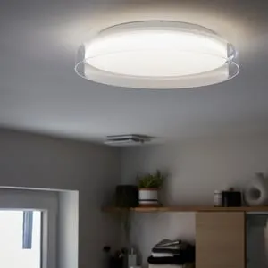 Plafoniera LED Sure Ø 40 cm bianco IP44 bianco naturale, 3180 lumen INSPIRE