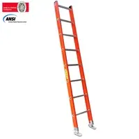 Escalera Certificada 2.50 m 8 P Pared Dieléctrica 136 kg Fanes