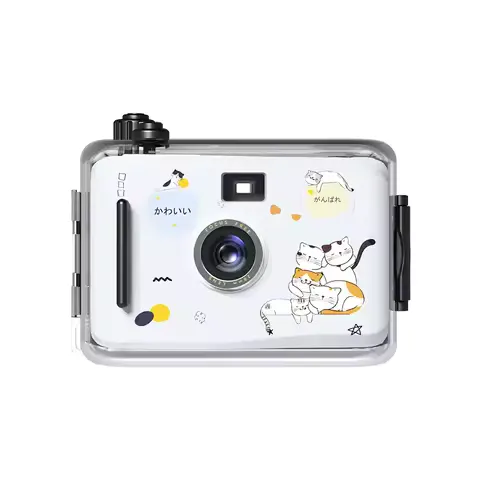 Mini waterproof film camera campus retro camera with film machine children's student gift cute