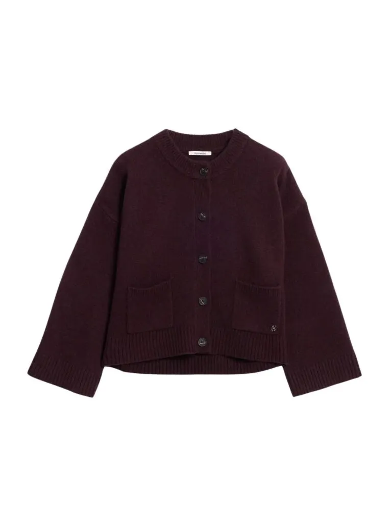 Julia Wide Cardigan - Rød