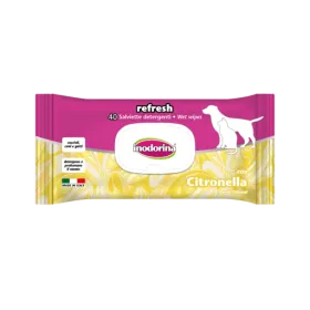 Inodorina Refresh Lemongrass vlažne maramice, 40 komada