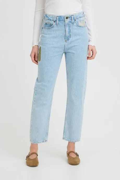 Rechte jeans / Straight Leg Jeans Ihbauve Pa2 dames blauw