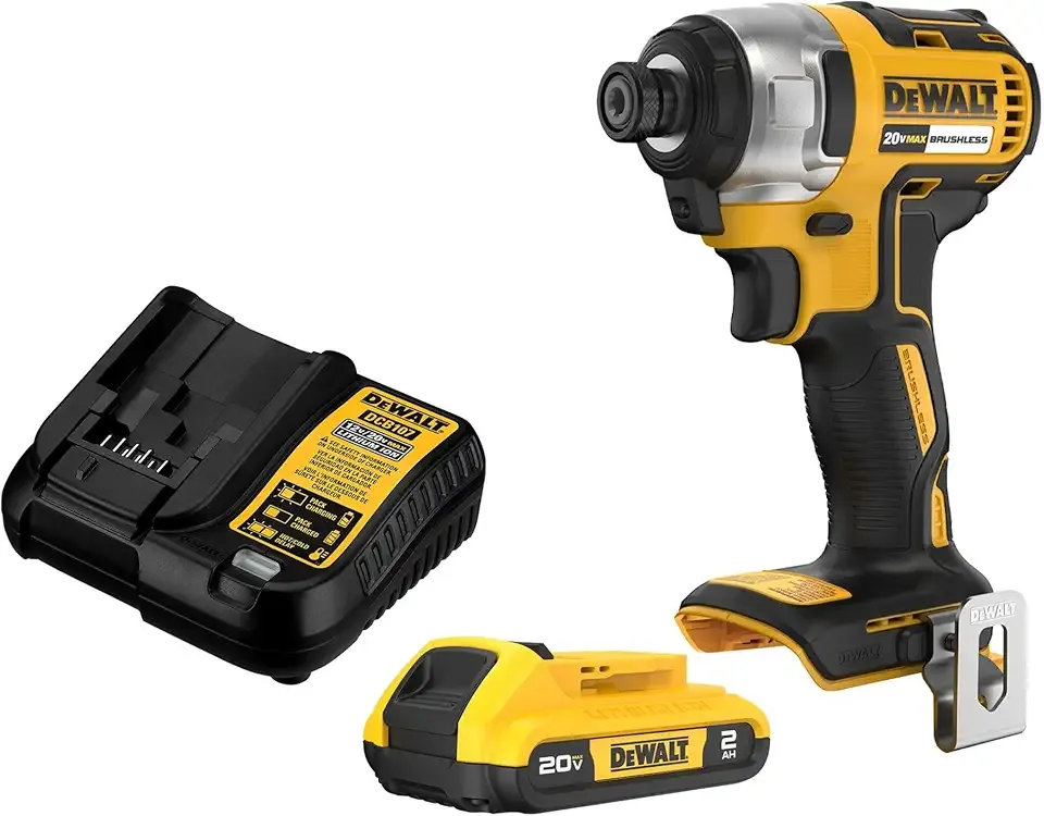 20V MAX Impact Driver, 1/4 Inch, Battery and Charger Included (DCF787D1)