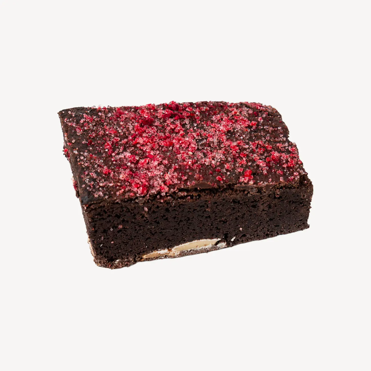 eat my cake raspberry & white choc brownie