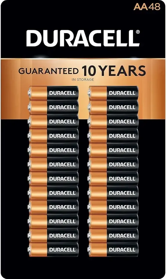 Duracell Coppertop Alkaline Batteries AA - 48 pk