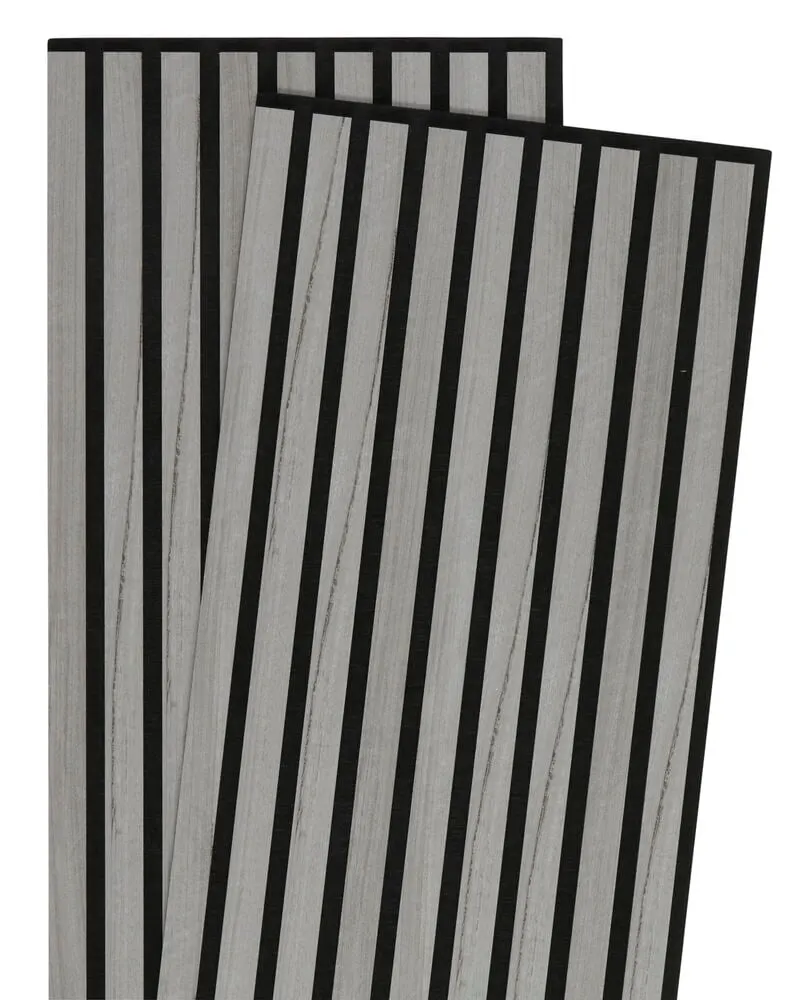 Akustikkpanel 117,5x36 cm 2-pk Ash grey