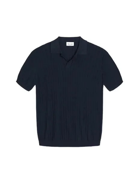 5635 Short Sleeve Polo Shirt Dark Navy Blue