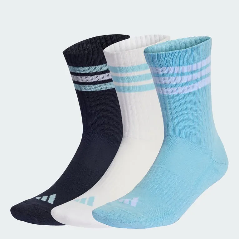 3-STRIPES CUSHIONED SPORTSWEAR CREW SOKKER, 3 par