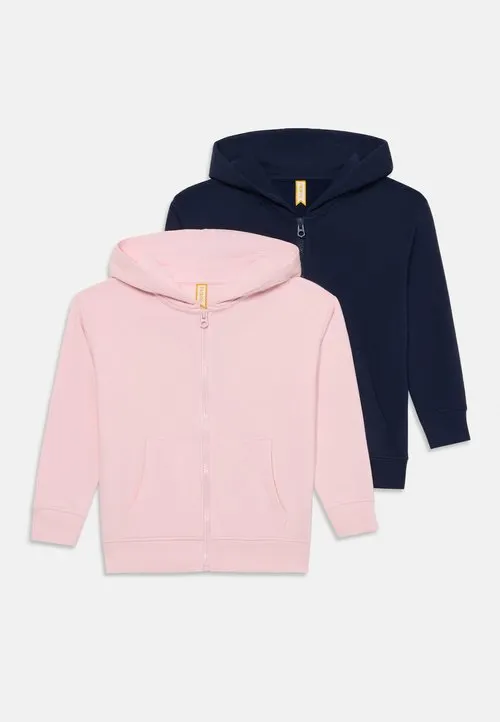 UNISEX 2 PACK - Hoodie - dark blue/light pink