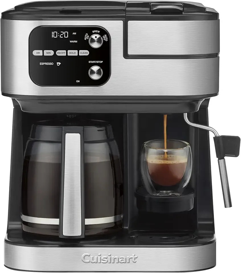 Coffee Center Barista Bar 4-in-1 Coffee Maker, Single-Serve Pods Compatible, Coffeemaker, Three Brewing Sizes, SS-4N1NAS, Black